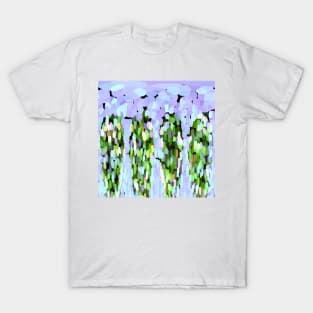 Lavender Tears Abstract T-Shirt